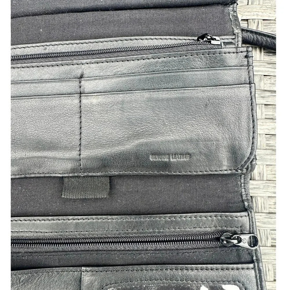 Fossil‎ Genuine Leather Crossbody Women’s Wallet - Picture 3 of 9